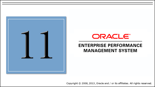 Oracle Enterprise Performance Management System Workspace, Fusion Edition